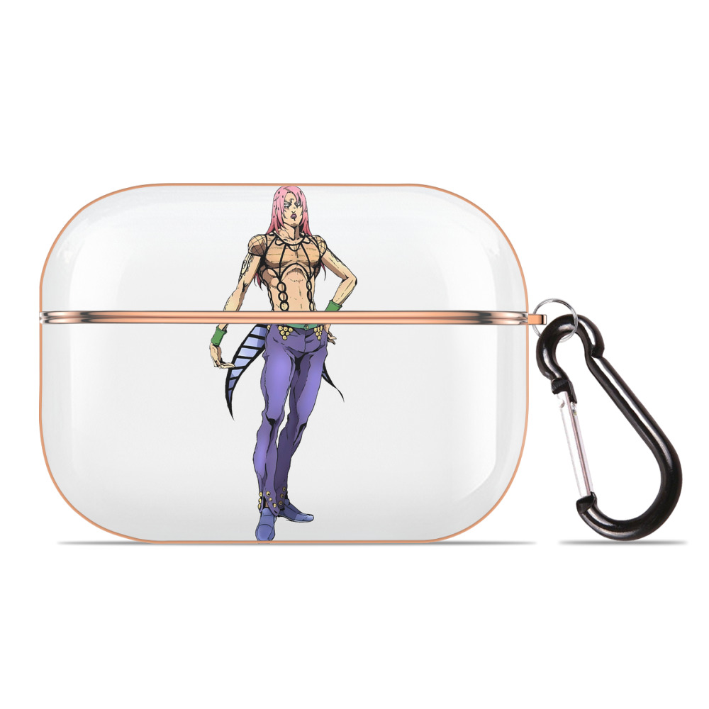 （画像用） ジョジョの奇妙な冒険 ビネガー?ドッピオ JoJo's Bizarre Adventure Vinegar Doppio 【AirPods Pro用】ハードシェル保護ケース｜耐衝撃・防指紋・カラビナ付き商品仕様