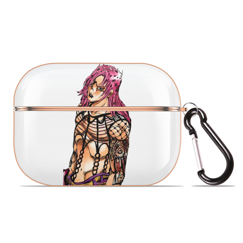 （画像用） ジョジョの奇妙な冒険 ビネガー?ドッピオ JoJo's Bizarre Adventure Vinegar Doppio 【AirPods Pro用】ハードシェル保護ケース｜耐衝撃・防指紋・カラビナ付き商品仕様