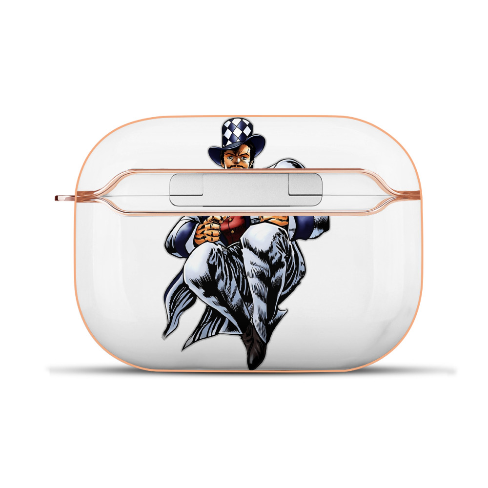 （画像用） ジョジョの奇妙な冒険 ウィル?アントニオ?ツェペリ JoJo's Bizarre Adventure Will Anthonio Zeppeli 【AirPods Pro用】ハードシェル保護ケース｜耐衝撃・防指紋・カラビナ付き商品仕様