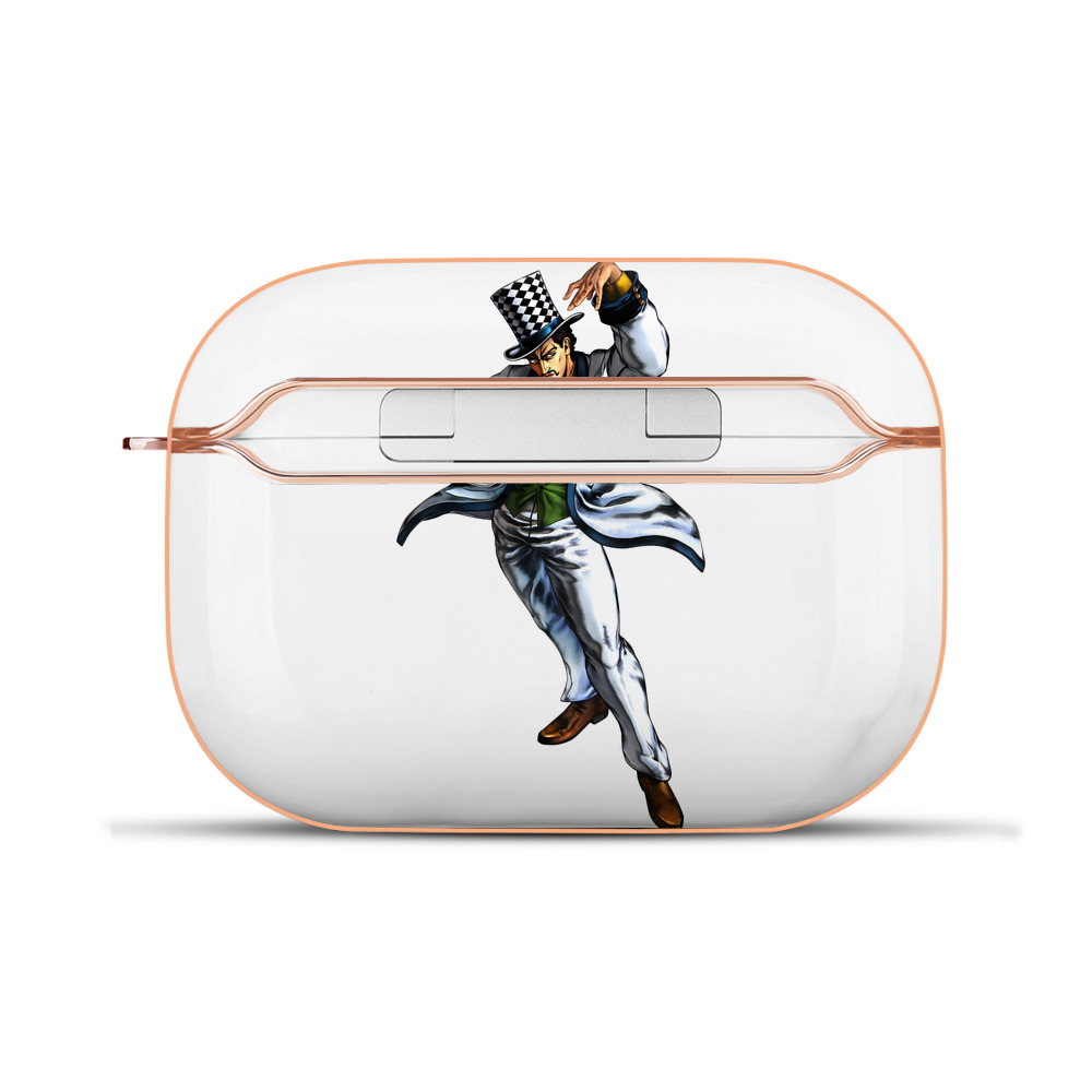 （画像用） ジョジョの奇妙な冒険 ウィル?アントニオ?ツェペリ JoJo's Bizarre Adventure Will Anthonio Zeppeli 【AirPods Pro用】ハードシェル保護ケース｜耐衝撃・防指紋・カラビナ付き商品仕様