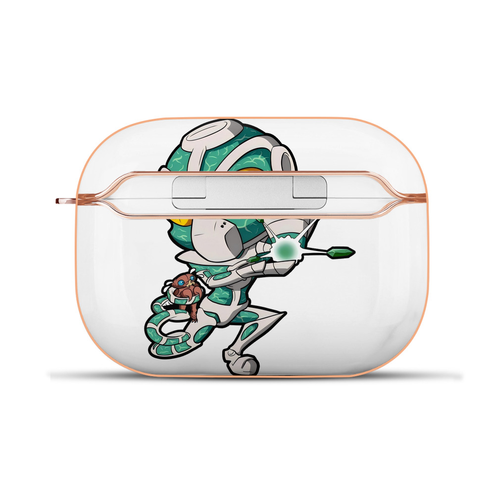 （画像用） ジョジョの奇妙な冒険 花京院 典明（かきょういん のりあき） JoJo's Bizarre Adventure Kakyoin Noriaki 【AirPods Pro用】ハードシェル保護ケース｜耐衝撃・防指紋・カラビナ付き商品仕様