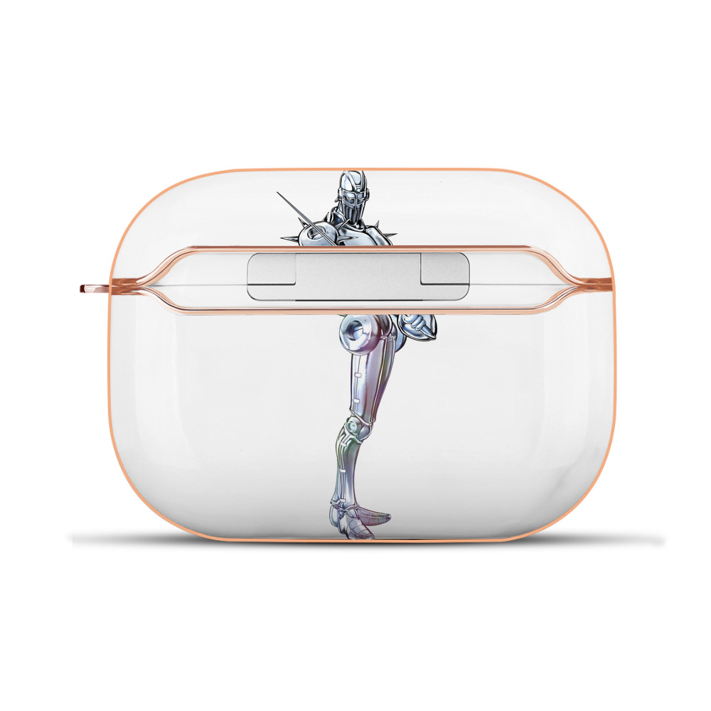 （画像用） ジョジョの奇妙な冒険 ジャン＝ピエール?ポルナレフ JoJo's Bizarre Adventure Jan Pierre Polnareff 【AirPods Pro用】ハードシェル保護ケース｜耐衝撃・防指紋・カラビナ付き商品仕様