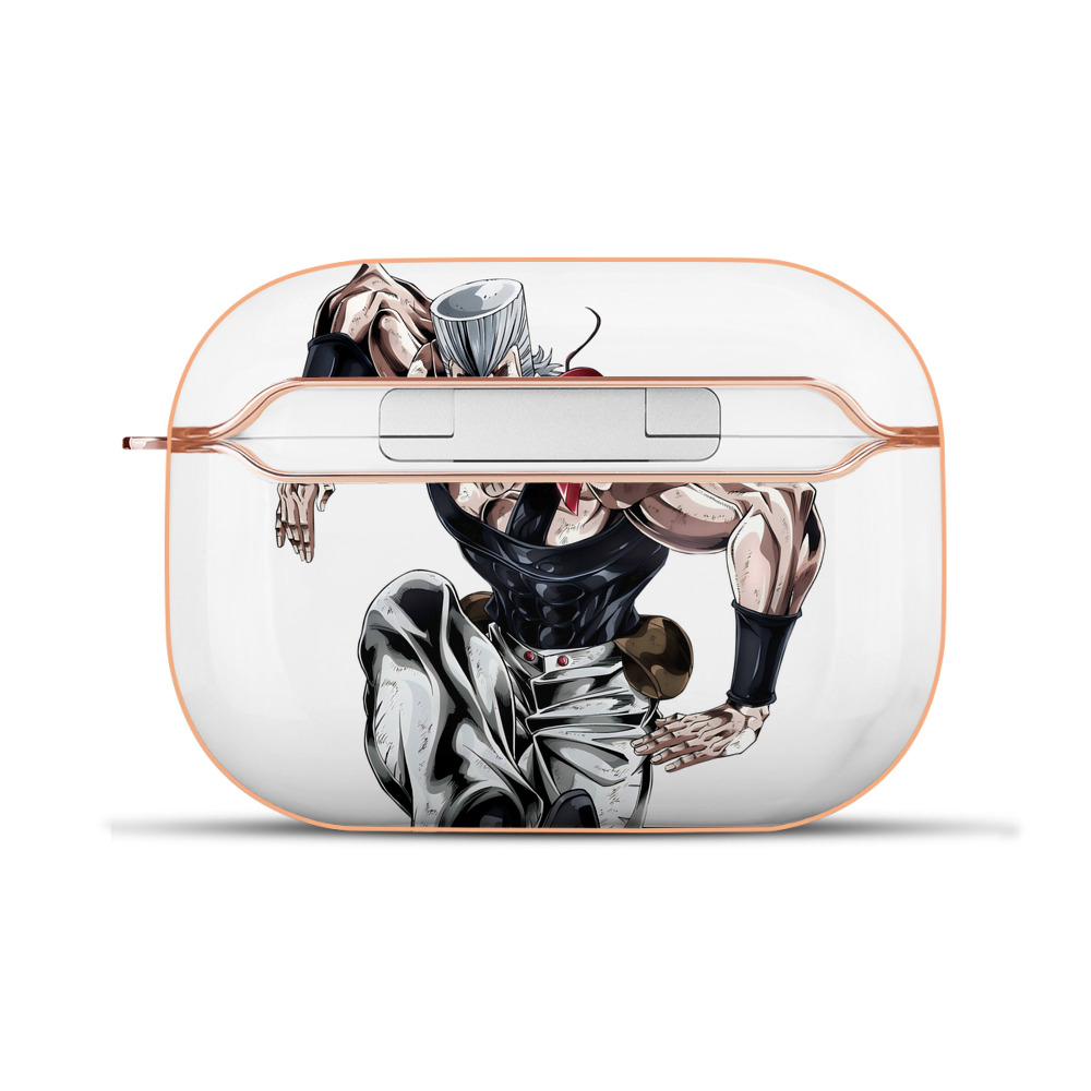 （画像用） ジョジョの奇妙な冒険 ジャン＝ピエール?ポルナレフ JoJo's Bizarre Adventure Jan Pierre Polnareff 【AirPods Pro用】ハードシェル保護ケース｜耐衝撃・防指紋・カラビナ付き商品仕様