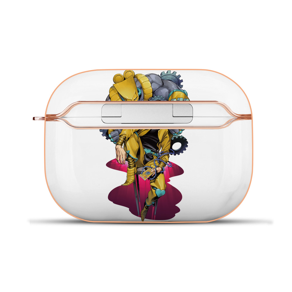 （画像用） ジョジョの奇妙な冒険 ディオ?ブランドー JoJo's Bizarre Adventure Dio Brando 【AirPods Pro用】ハードシェル保護ケース｜耐衝撃・防指紋・カラビナ付き商品仕様