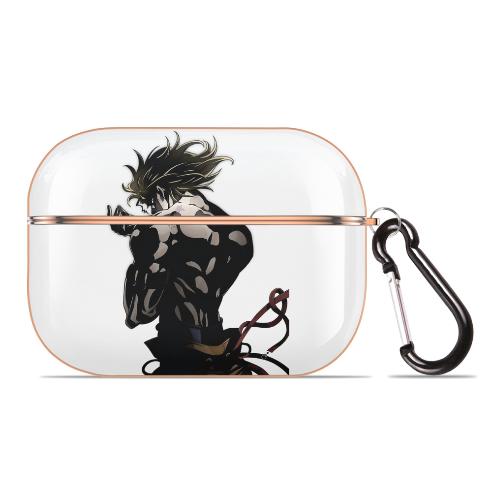 （画像用） ジョジョの奇妙な冒険 ディオ?ブランドー JoJo's Bizarre Adventure Dio Brando 【AirPods Pro用】ハードシェル保護ケース｜耐衝撃・防指紋・カラビナ付き商品仕様