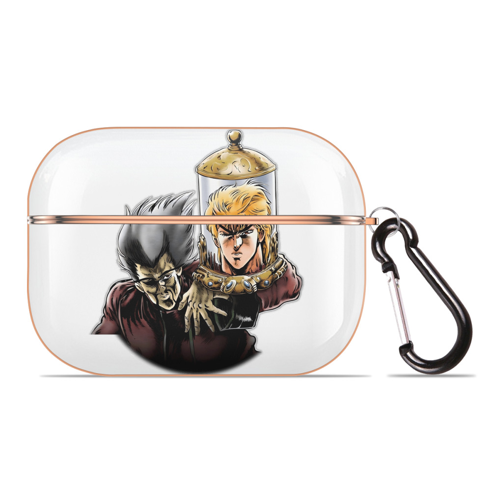 （画像用） ジョジョの奇妙な冒険 ディオ?ブランドー JoJo's Bizarre Adventure Dio Brando 【AirPods Pro用】ハードシェル保護ケース｜耐衝撃・防指紋・カラビナ付き商品仕様