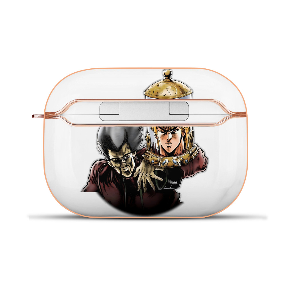 （画像用） ジョジョの奇妙な冒険 ディオ?ブランドー JoJo's Bizarre Adventure Dio Brando 【AirPods Pro用】ハードシェル保護ケース｜耐衝撃・防指紋・カラビナ付き商品仕様