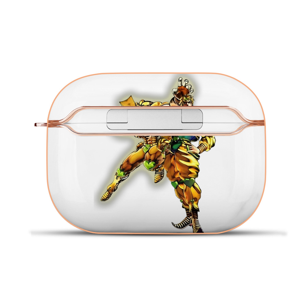（画像用） ジョジョの奇妙な冒険 ディオ?ブランドー JoJo's Bizarre Adventure Dio Brando 【AirPods Pro用】ハードシェル保護ケース｜耐衝撃・防指紋・カラビナ付き商品仕様