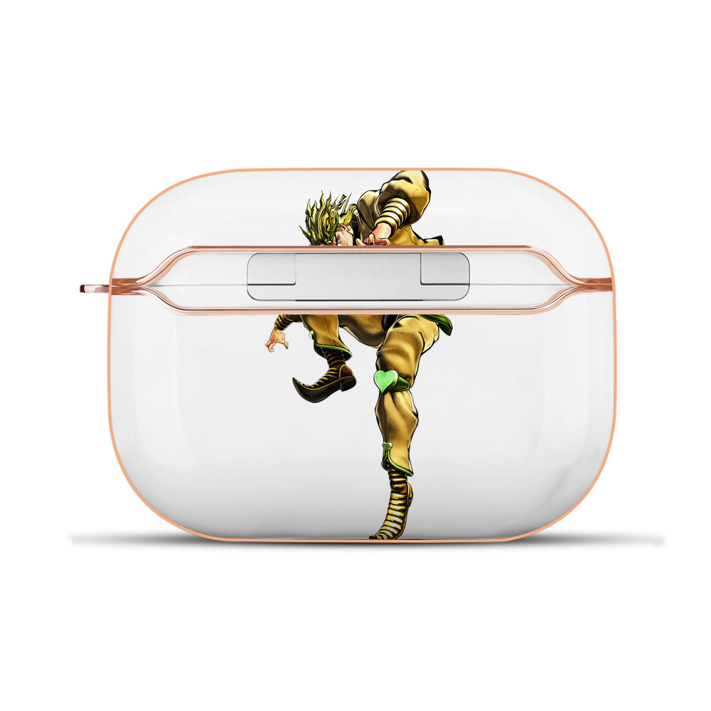（画像用） ジョジョの奇妙な冒険 ディオ?ブランドー JoJo's Bizarre Adventure Dio Brando 【AirPods Pro用】ハードシェル保護ケース｜耐衝撃・防指紋・カラビナ付き商品仕様