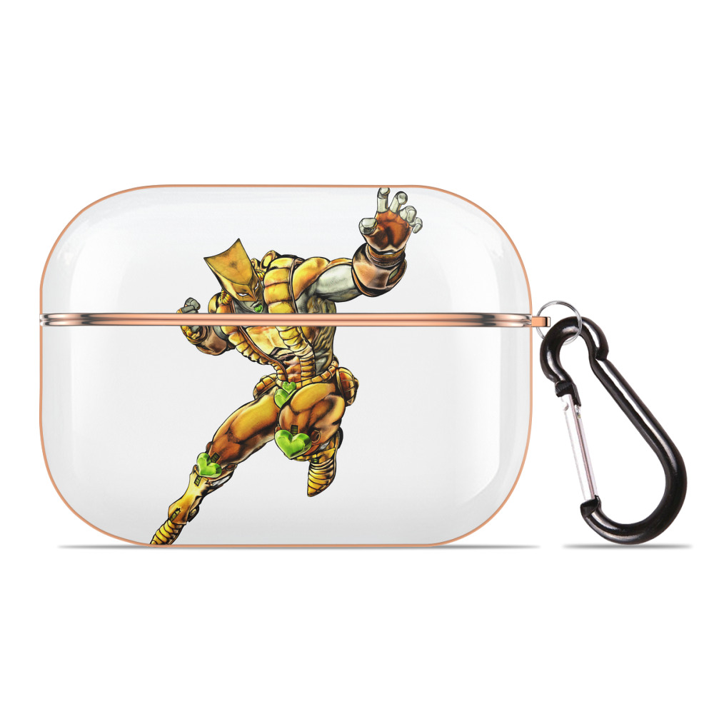 （画像用） ジョジョの奇妙な冒険 ディオ?ブランドー JoJo's Bizarre Adventure Dio Brando 【AirPods Pro用】ハードシェル保護ケース｜耐衝撃・防指紋・カラビナ付き商品仕様