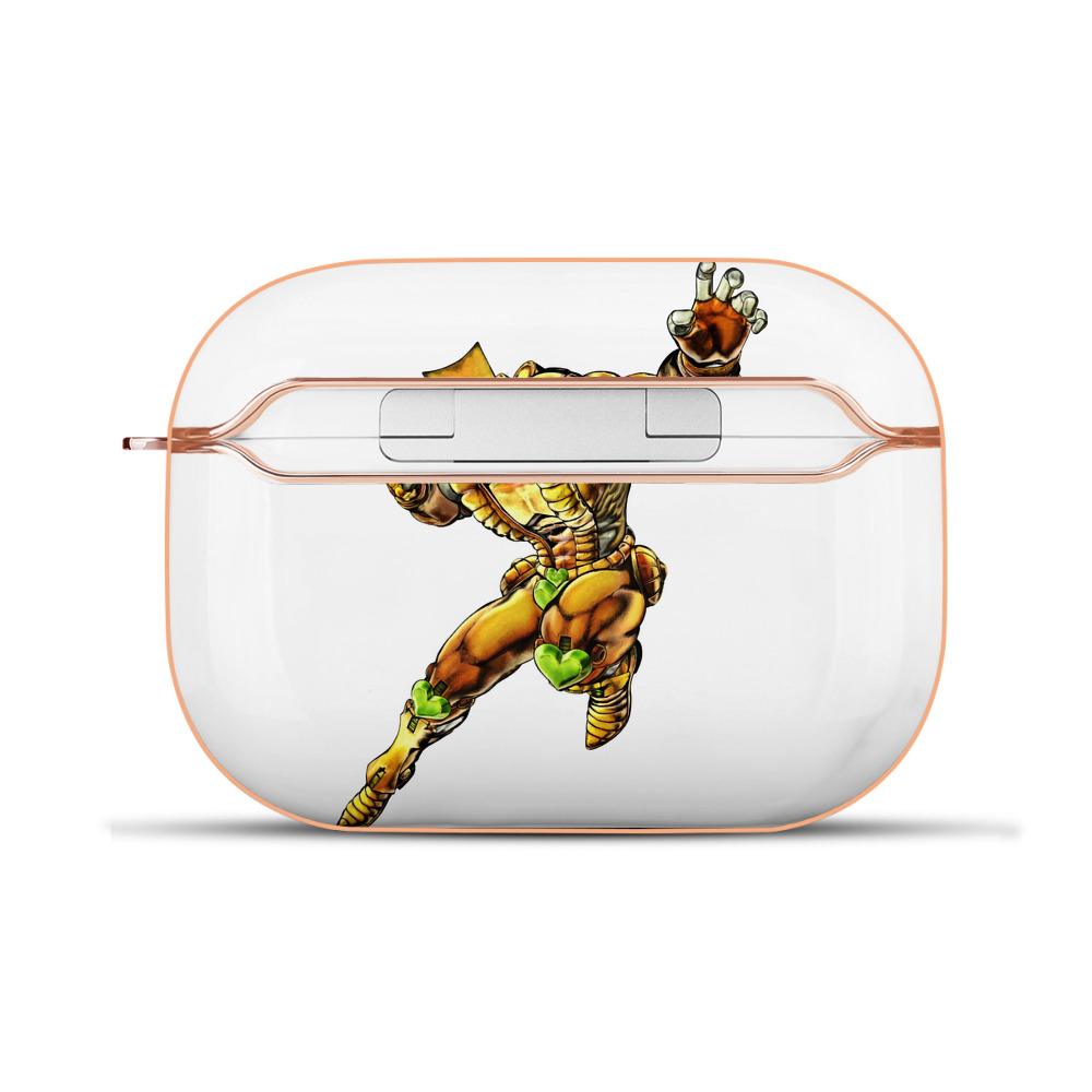 （画像用） ジョジョの奇妙な冒険 ディオ?ブランドー JoJo's Bizarre Adventure Dio Brando 【AirPods Pro用】ハードシェル保護ケース｜耐衝撃・防指紋・カラビナ付き商品仕様