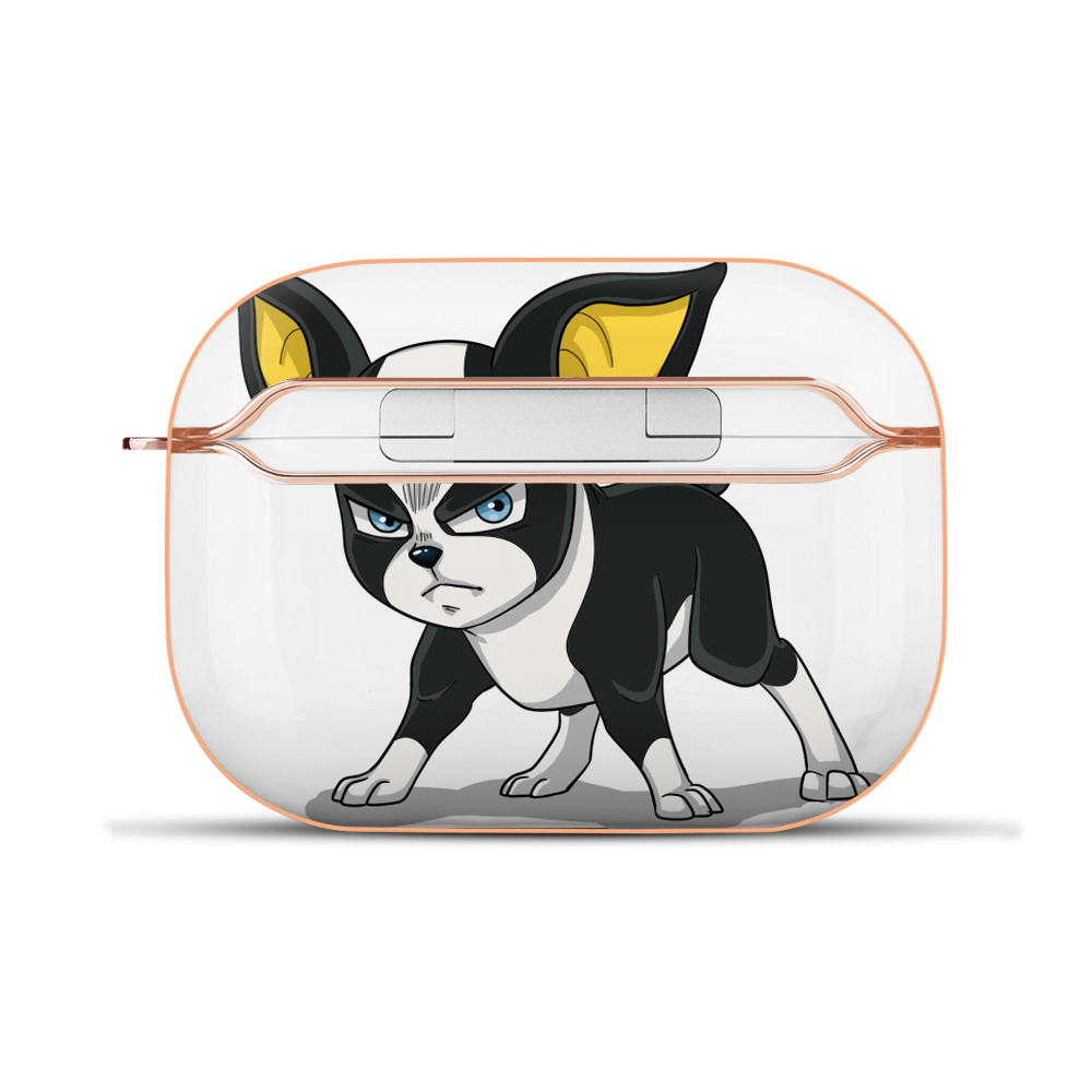 （画像用） ジョジョの奇妙な冒険 イギー JoJo's Bizarre Adventure Iggy 【AirPods Pro用】ハードシェル保護ケース｜耐衝撃・防指紋・カラビナ付き商品仕様
