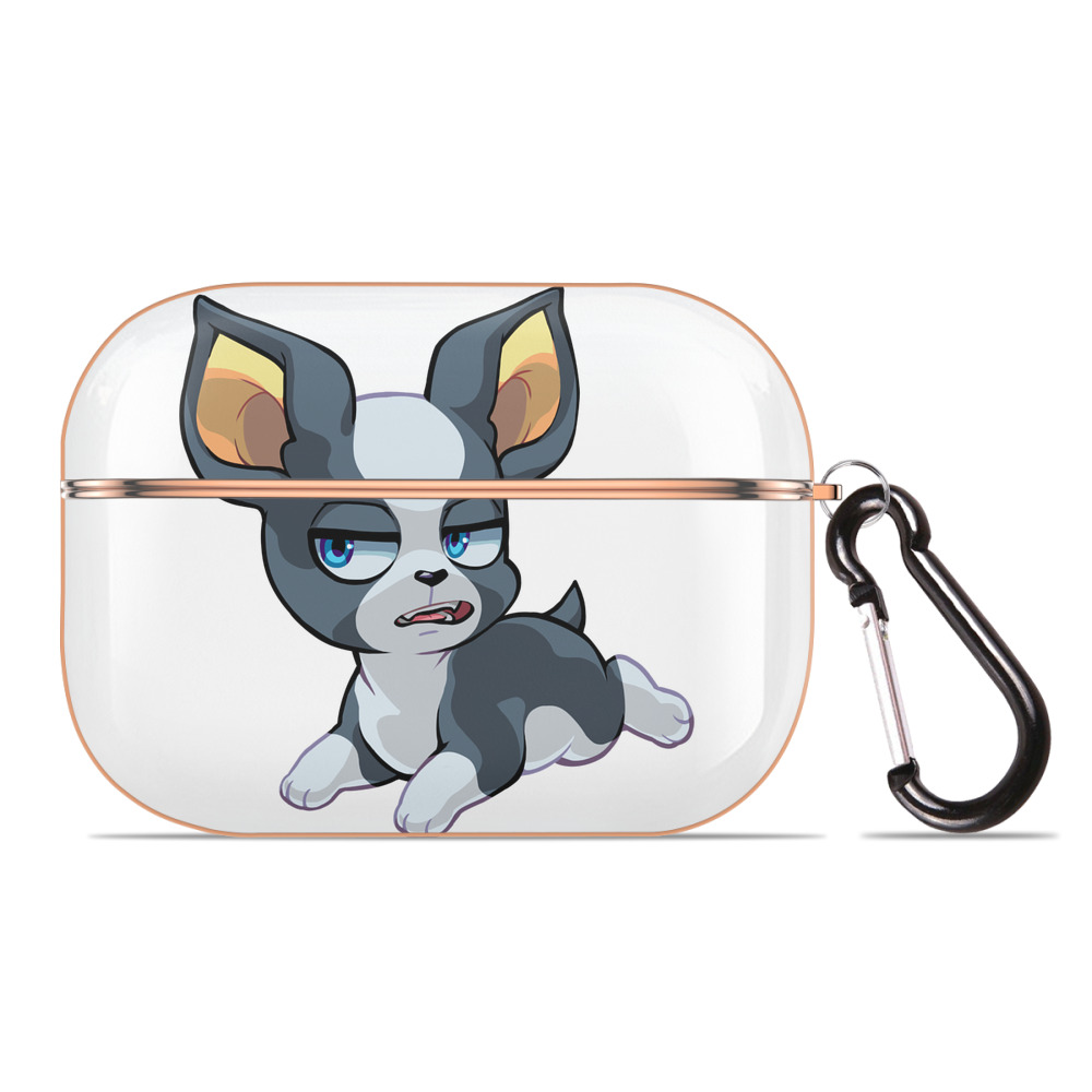 （画像用） ジョジョの奇妙な冒険 イギー JoJo's Bizarre Adventure Iggy 【AirPods Pro用】ハードシェル保護ケース｜耐衝撃・防指紋・カラビナ付き商品仕様
