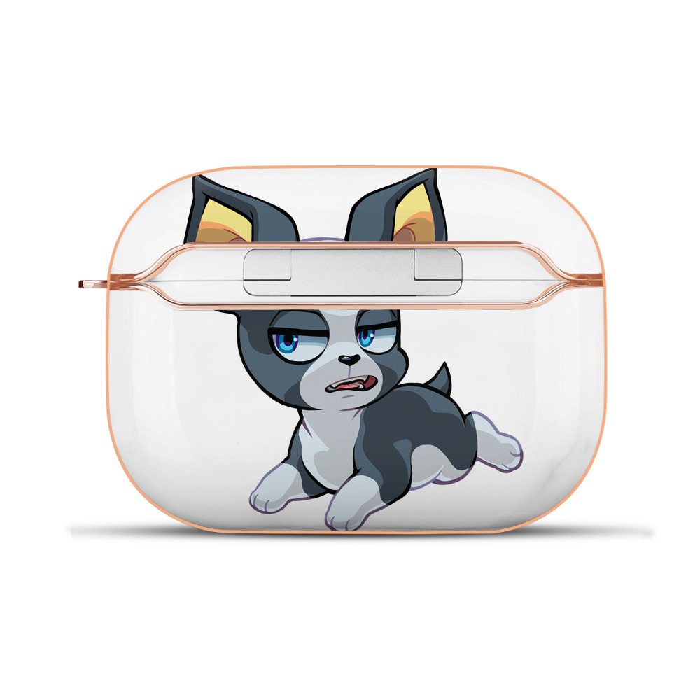 （画像用） ジョジョの奇妙な冒険 イギー JoJo's Bizarre Adventure Iggy 【AirPods Pro用】ハードシェル保護ケース｜耐衝撃・防指紋・カラビナ付き商品仕様