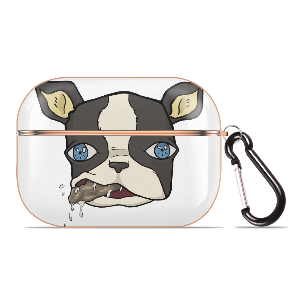 （画像用） ジョジョの奇妙な冒険 イギー JoJo's Bizarre Adventure Iggy 【AirPods Pro用】ハードシェル保護ケース｜耐衝撃・防指紋・カラビナ付き商品仕様
