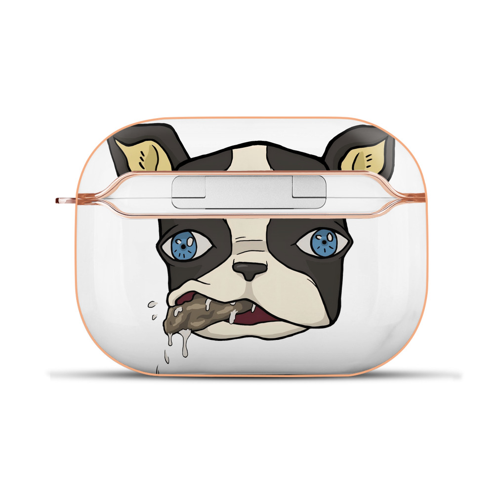 （画像用） ジョジョの奇妙な冒険 イギー JoJo's Bizarre Adventure Iggy 【AirPods Pro用】ハードシェル保護ケース｜耐衝撃・防指紋・カラビナ付き商品仕様