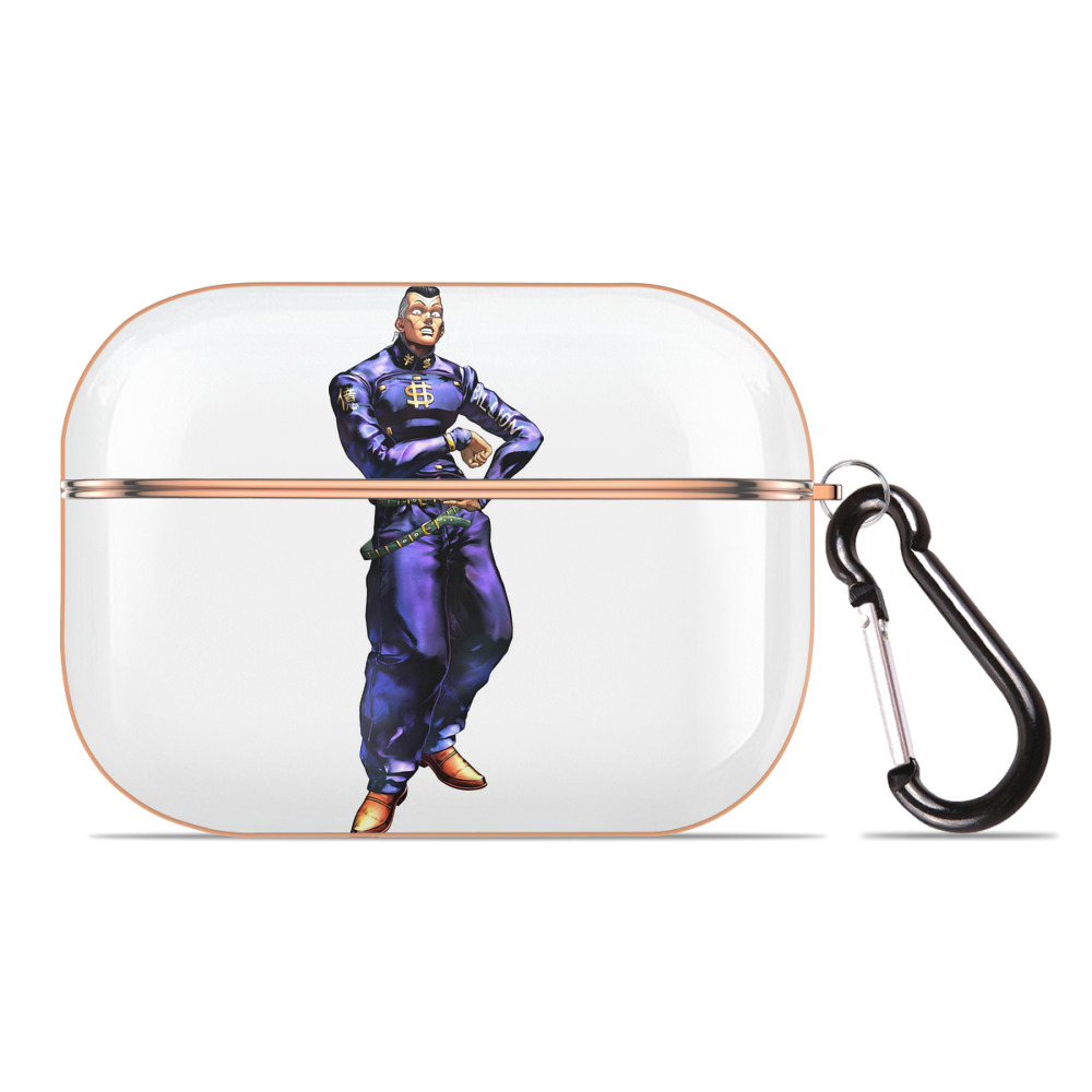 （画像用） ジョジョの奇妙な冒険 虹村億泰 にじむら おくやす JoJo's Bizarre Adventure Nijimura Okuyasu 【AirPods Pro用】ハードシェル保護ケース｜耐衝撃・防指紋・カラビナ付き商品仕様