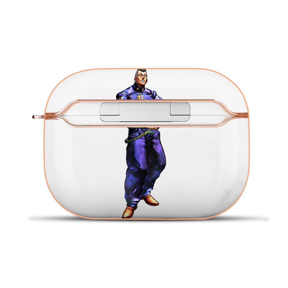 （画像用） ジョジョの奇妙な冒険 虹村億泰 にじむら おくやす JoJo's Bizarre Adventure Nijimura Okuyasu 【AirPods Pro用】ハードシェル保護ケース｜耐衝撃・防指紋・カラビナ付き商品仕様