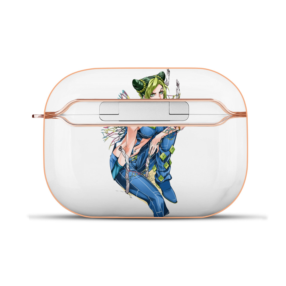 （画像用） "ジョジョの奇妙な冒険 くうじょう ジョリーン JoJo's Bizarre Adventure Jolyne Cujoh " 【AirPods Pro用】ハードシェル保護ケース｜耐衝撃・防指紋・カラビナ付き商品仕様