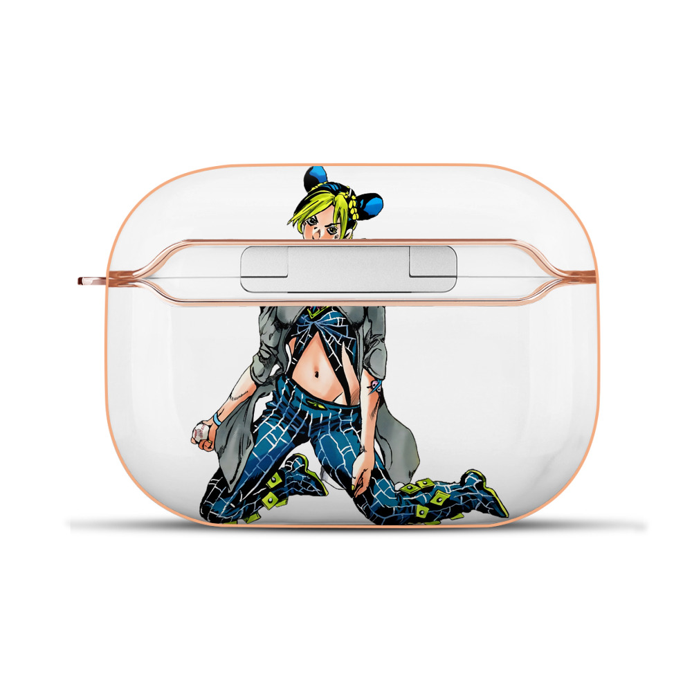 （画像用） "ジョジョの奇妙な冒険 くうじょう ジョリーン JoJo's Bizarre Adventure Jolyne Cujoh " 【AirPods Pro用】ハードシェル保護ケース｜耐衝撃・防指紋・カラビナ付き商品仕様