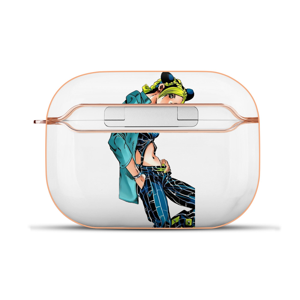 （画像用） "ジョジョの奇妙な冒険 くうじょう ジョリーン JoJo's Bizarre Adventure Jolyne Cujoh " 【AirPods Pro用】ハードシェル保護ケース｜耐衝撃・防指紋・カラビナ付き商品仕様