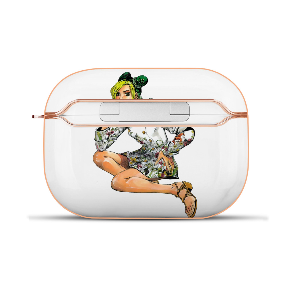 （画像用） "ジョジョの奇妙な冒険 くうじょう ジョリーン JoJo's Bizarre Adventure Jolyne Cujoh " 【AirPods Pro用】ハードシェル保護ケース｜耐衝撃・防指紋・カラビナ付き商品仕様