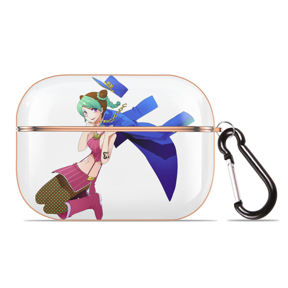 （画像用） "ジョジョの奇妙な冒険 くうじょう ジョリーン JoJo's Bizarre Adventure Jolyne Cujoh " 【AirPods Pro用】ハードシェル保護ケース｜耐衝撃・防指紋・カラビナ付き商品仕様