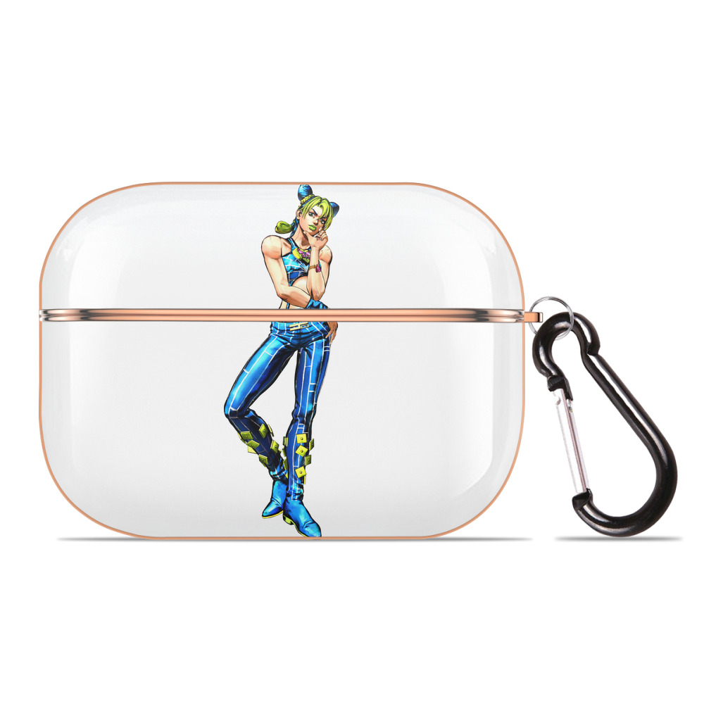 （画像用） "ジョジョの奇妙な冒険 くうじょう ジョリーン JoJo's Bizarre Adventure Jolyne Cujoh " 【AirPods Pro用】ハードシェル保護ケース｜耐衝撃・防指紋・カラビナ付き商品仕様