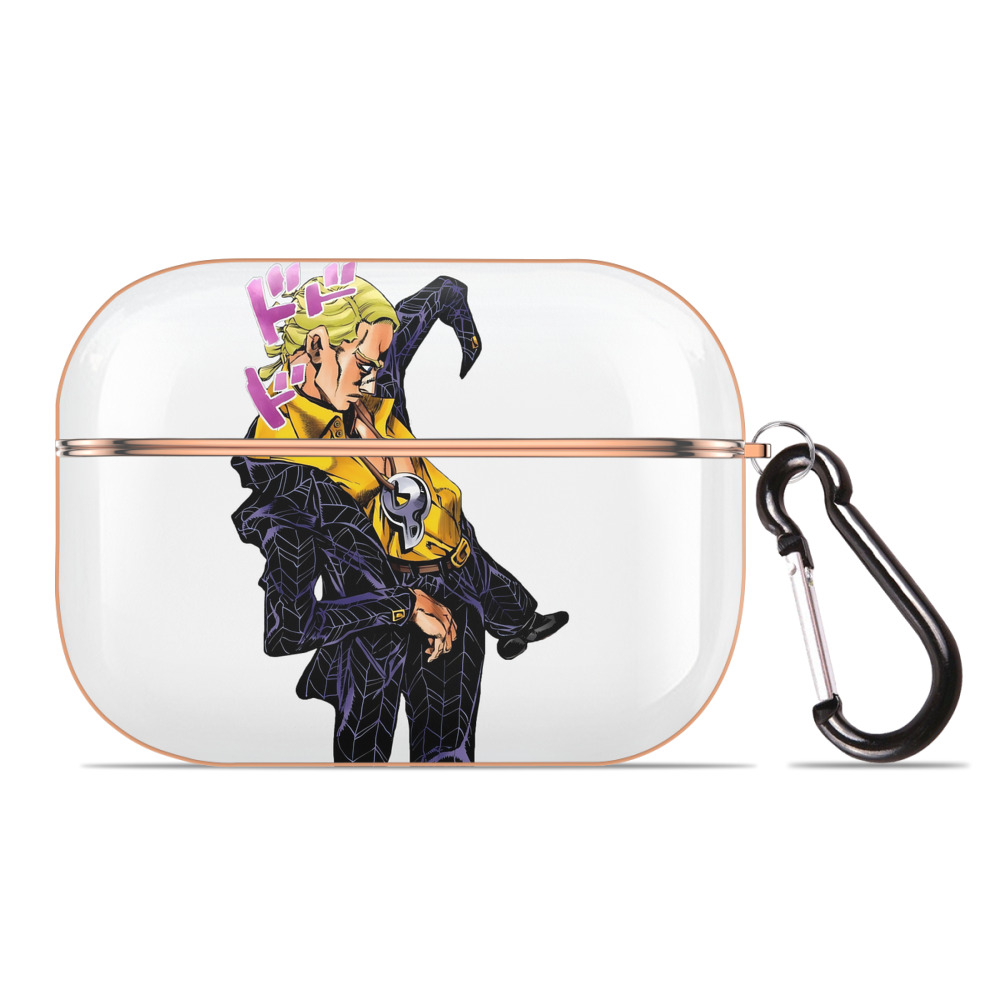 （画像用） ジョジョの奇妙な冒険 プロシュート JoJo's Bizarre Adventure Prosciutto 【AirPods Pro用】ハードシェル保護ケース｜耐衝撃・防指紋・カラビナ付き商品仕様