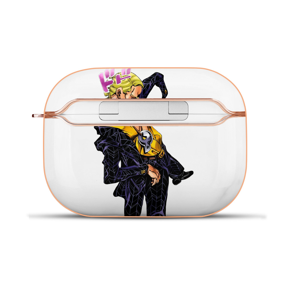 （画像用） ジョジョの奇妙な冒険 プロシュート JoJo's Bizarre Adventure Prosciutto 【AirPods Pro用】ハードシェル保護ケース｜耐衝撃・防指紋・カラビナ付き商品仕様