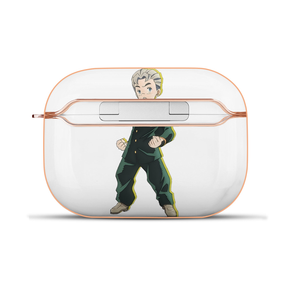 （画像用） ジョジョの奇妙な冒険 広瀨康一 JoJo's Bizarre Adventure Hirose Koichi 【AirPods Pro用】ハードシェル保護ケース｜耐衝撃・防指紋・カラビナ付き商品仕様