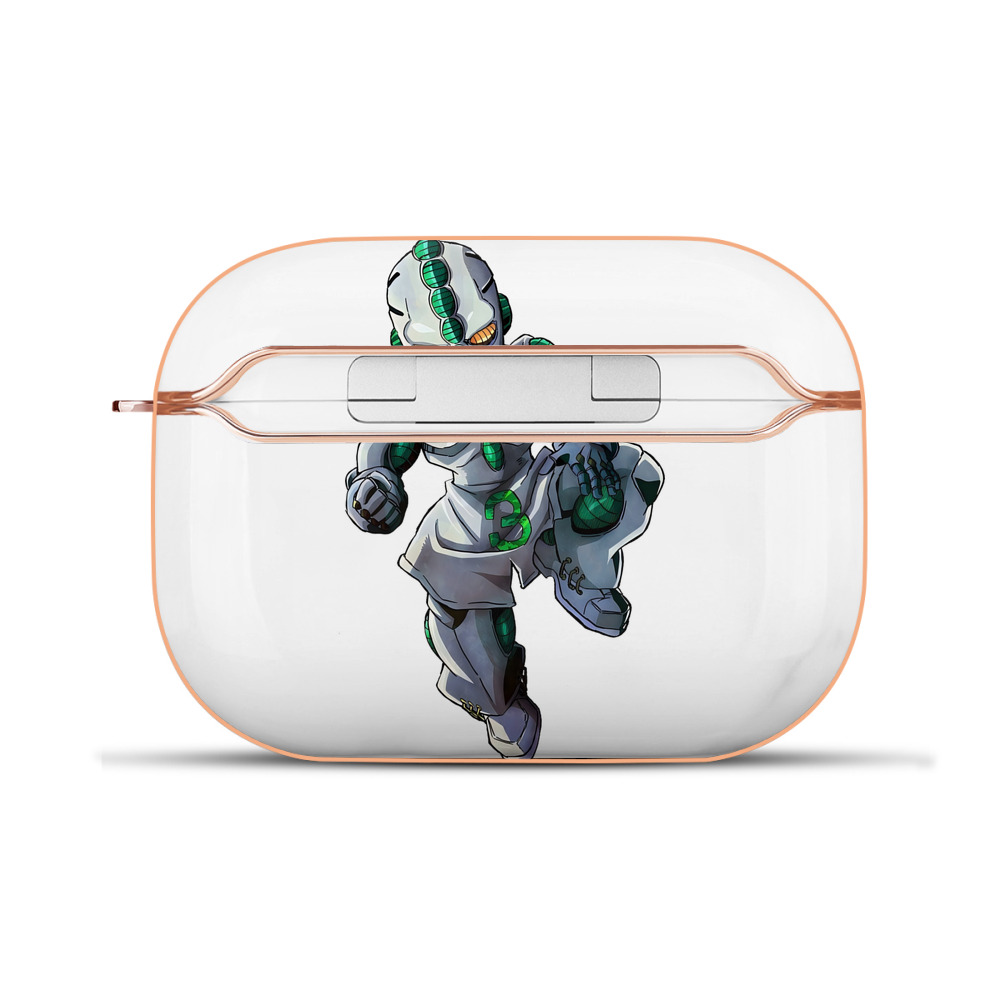 （画像用） ジョジョの奇妙な冒険 広瀨康一 JoJo's Bizarre Adventure Hirose Koichi 【AirPods Pro用】ハードシェル保護ケース｜耐衝撃・防指紋・カラビナ付き商品仕様