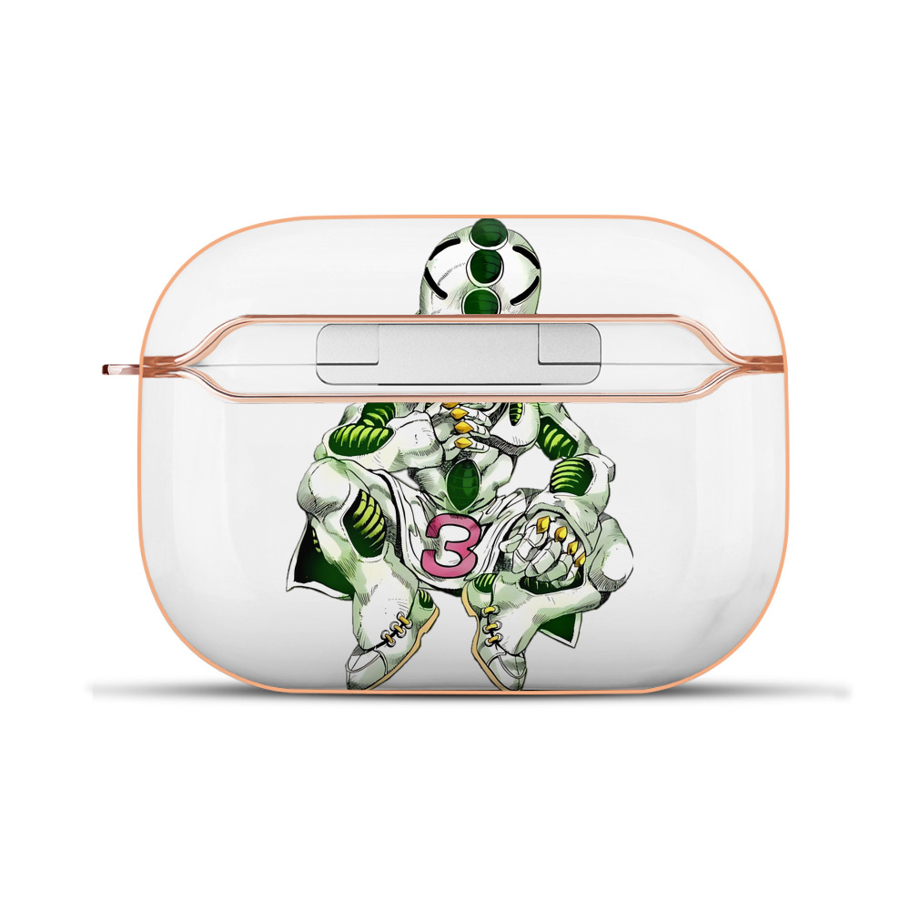 （画像用） ジョジョの奇妙な冒険 広瀨康一 JoJo's Bizarre Adventure Hirose Koichi 【AirPods Pro用】ハードシェル保護ケース｜耐衝撃・防指紋・カラビナ付き商品仕様