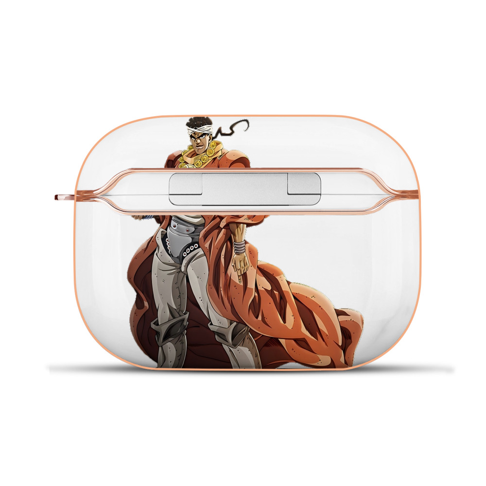 （画像用） ジョジョの奇妙な冒険 ムハンマド?アブドゥル JoJo's Bizarre Adventure Muhammad Avdol 【AirPods Pro用】ハードシェル保護ケース｜耐衝撃・防指紋・カラビナ付き商品仕様