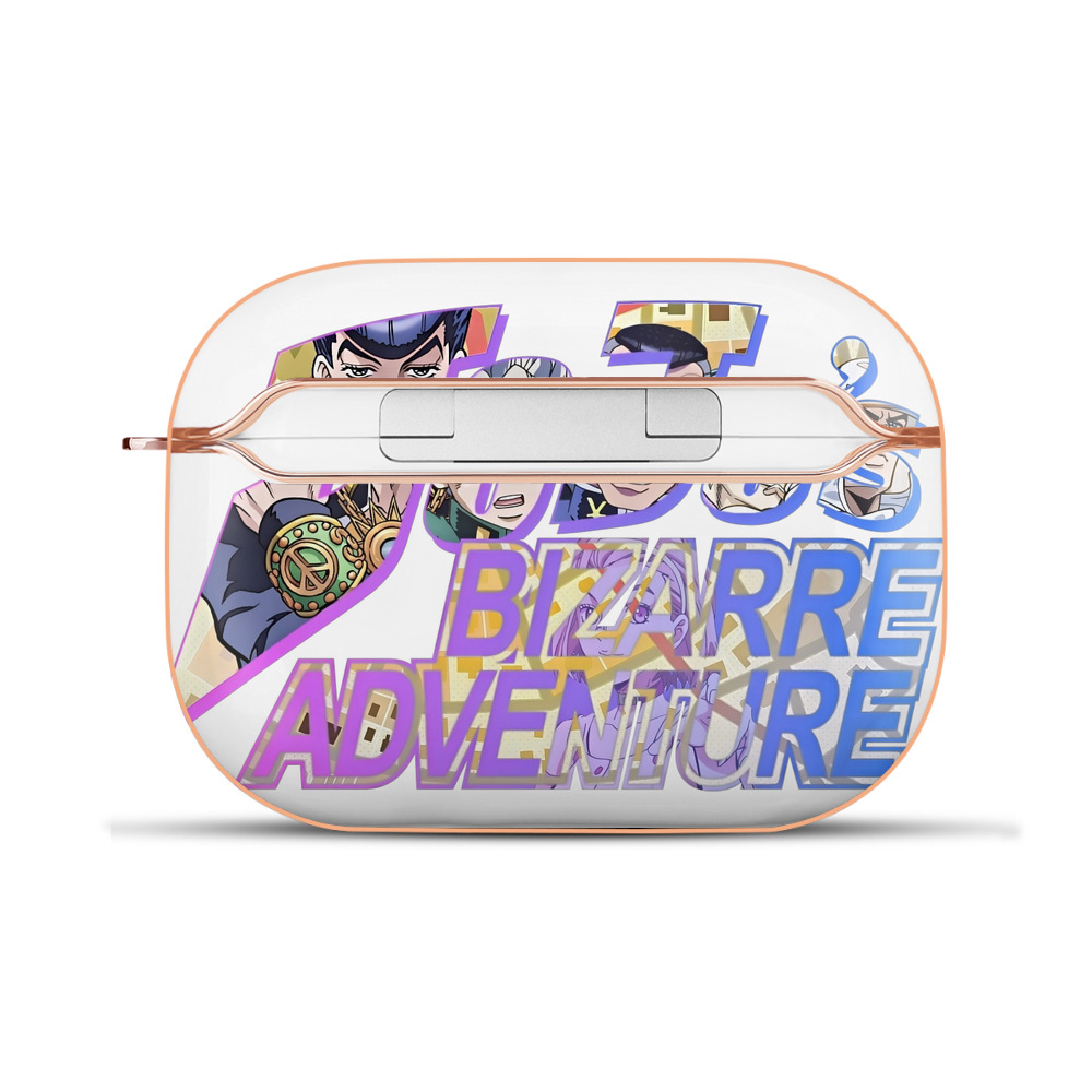 （画像用） ジョジョの奇妙な冒険 JoJo's Bizarre Adventure 【AirPods Pro用】ハードシェル保護ケース｜耐衝撃・防指紋・カラビナ付き商品仕様