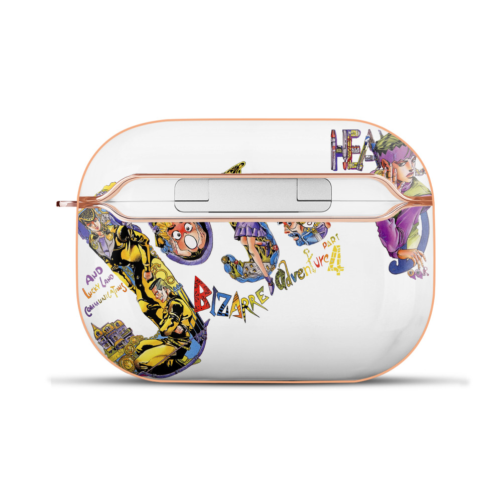 （画像用） ジョジョの奇妙な冒険 JoJo's Bizarre Adventure 【AirPods Pro用】ハードシェル保護ケース｜耐衝撃・防指紋・カラビナ付き商品仕様