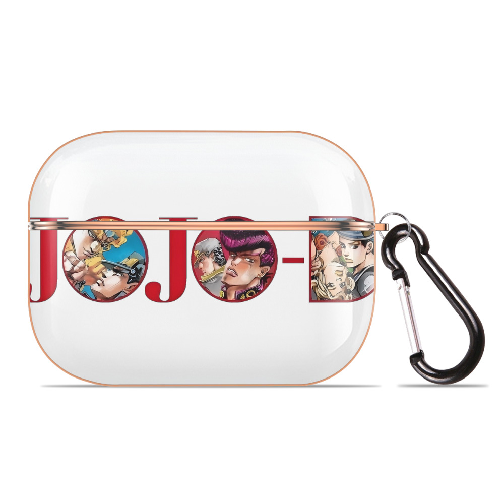 （画像用） ジョジョの奇妙な冒険 JoJo's Bizarre Adventure 【AirPods Pro用】ハードシェル保護ケース｜耐衝撃・防指紋・カラビナ付き商品仕様