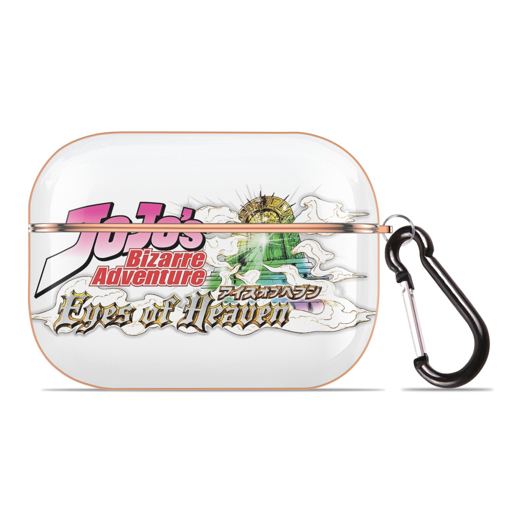 （画像用） ジョジョの奇妙な冒険 JoJo's Bizarre Adventure 【AirPods Pro用】ハードシェル保護ケース｜耐衝撃・防指紋・カラビナ付き商品仕様
