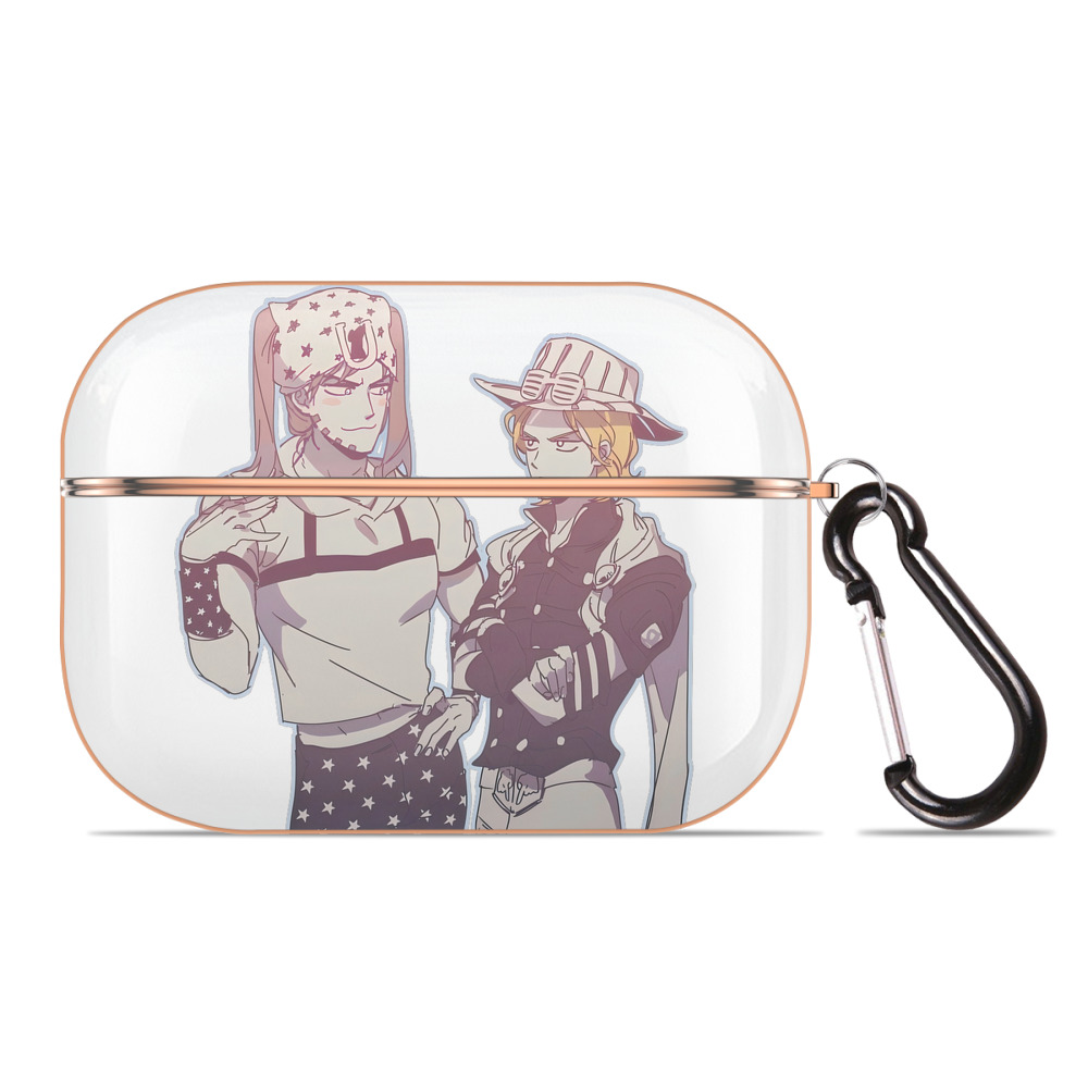 （画像用） ジョジョの奇妙な冒険 JoJo's Bizarre Adventure 【AirPods Pro用】ハードシェル保護ケース｜耐衝撃・防指紋・カラビナ付き商品仕様