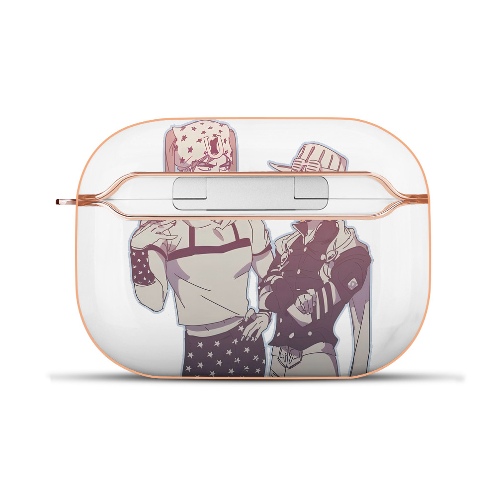 （画像用） ジョジョの奇妙な冒険 JoJo's Bizarre Adventure 【AirPods Pro用】ハードシェル保護ケース｜耐衝撃・防指紋・カラビナ付き商品仕様
