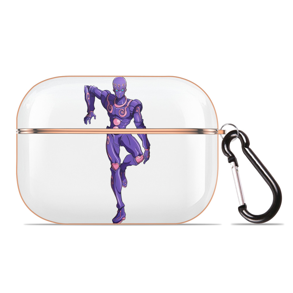 （画像用） ジョジョの奇妙な冒険 JoJo's Bizarre Adventure 【AirPods Pro用】ハードシェル保護ケース｜耐衝撃・防指紋・カラビナ付き商品仕様