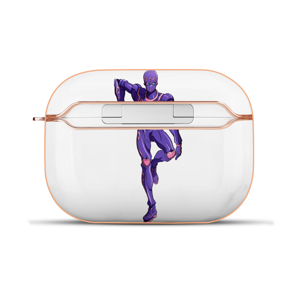 （画像用） ジョジョの奇妙な冒険 JoJo's Bizarre Adventure 【AirPods Pro用】ハードシェル保護ケース｜耐衝撃・防指紋・カラビナ付き商品仕様