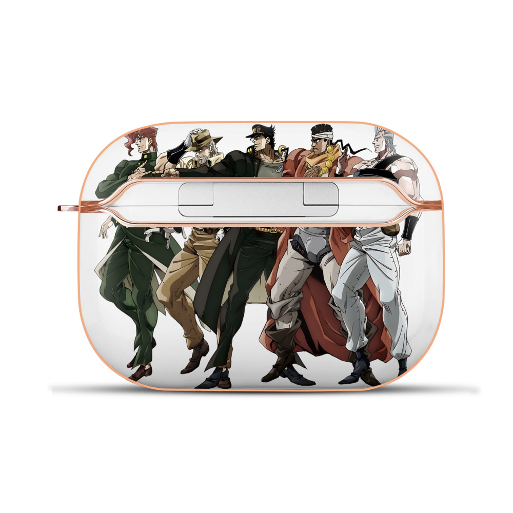 （画像用） ジョジョの奇妙な冒険 JoJo's Bizarre Adventure 【AirPods Pro用】ハードシェル保護ケース｜耐衝撃・防指紋・カラビナ付き商品仕様