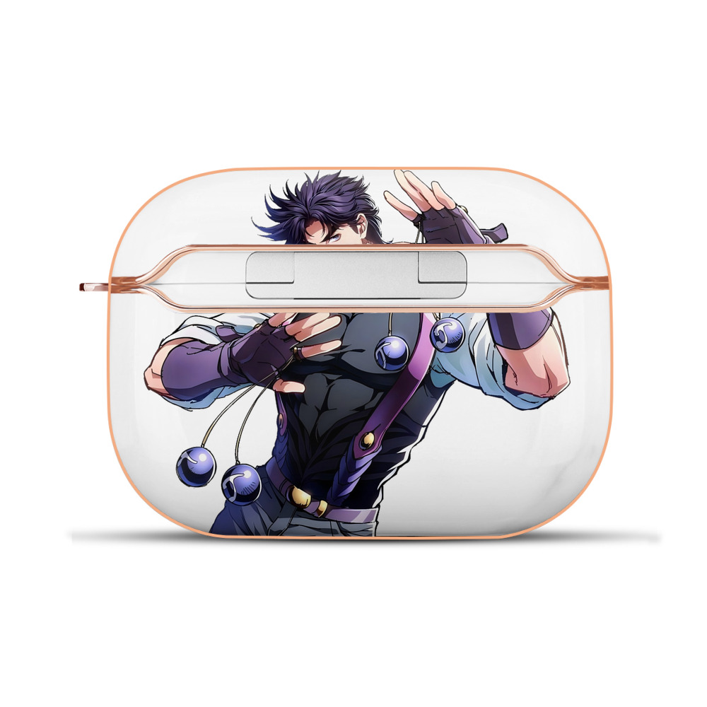 （画像用） ジョジョの奇妙な冒険 JoJo's Bizarre Adventure 【AirPods Pro用】ハードシェル保護ケース｜耐衝撃・防指紋・カラビナ付き商品仕様