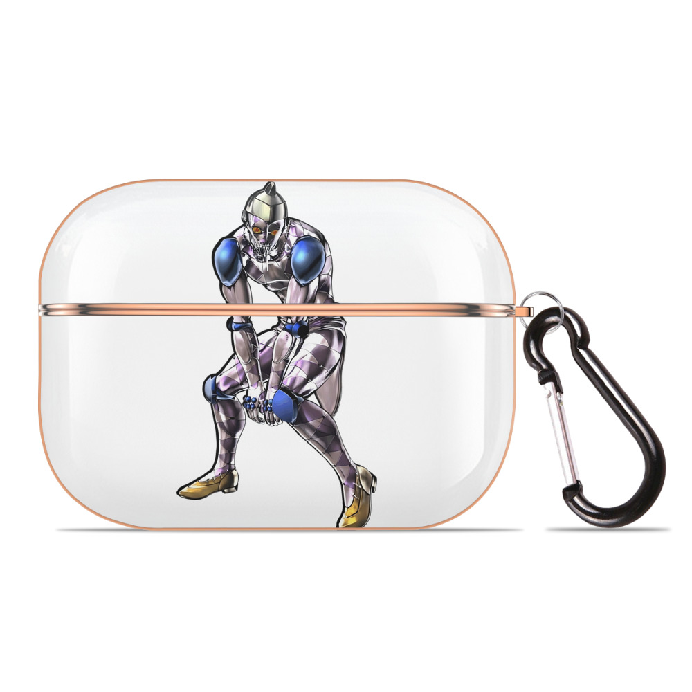 （画像用） ジョジョの奇妙な冒険 JoJo's Bizarre Adventure 【AirPods Pro用】ハードシェル保護ケース｜耐衝撃・防指紋・カラビナ付き商品仕様