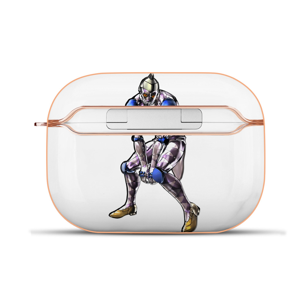 （画像用） ジョジョの奇妙な冒険 JoJo's Bizarre Adventure 【AirPods Pro用】ハードシェル保護ケース｜耐衝撃・防指紋・カラビナ付き商品仕様
