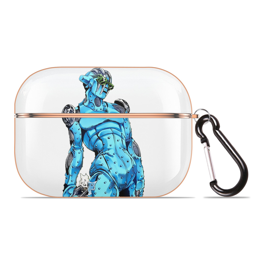 （画像用） ジョジョの奇妙な冒険 JoJo's Bizarre Adventure 【AirPods Pro用】ハードシェル保護ケース｜耐衝撃・防指紋・カラビナ付き商品仕様