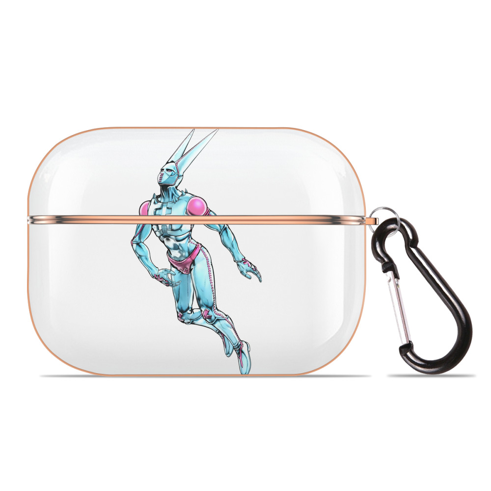 （画像用） ジョジョの奇妙な冒険 JoJo's Bizarre Adventure 【AirPods Pro用】ハードシェル保護ケース｜耐衝撃・防指紋・カラビナ付き商品仕様