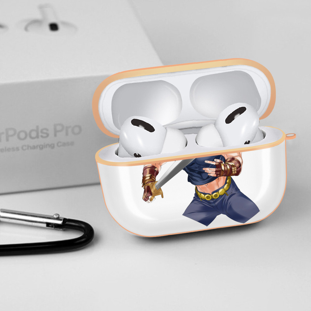 ジョジョの奇妙な冒険 /ジョナサン?ジョースター JoJo's Bizarre Adventure Jonathan Joestar 【AirPods Pro用】ハードシェル保護ケース｜耐衝撃・防指紋・カラビナ付き商品仕様