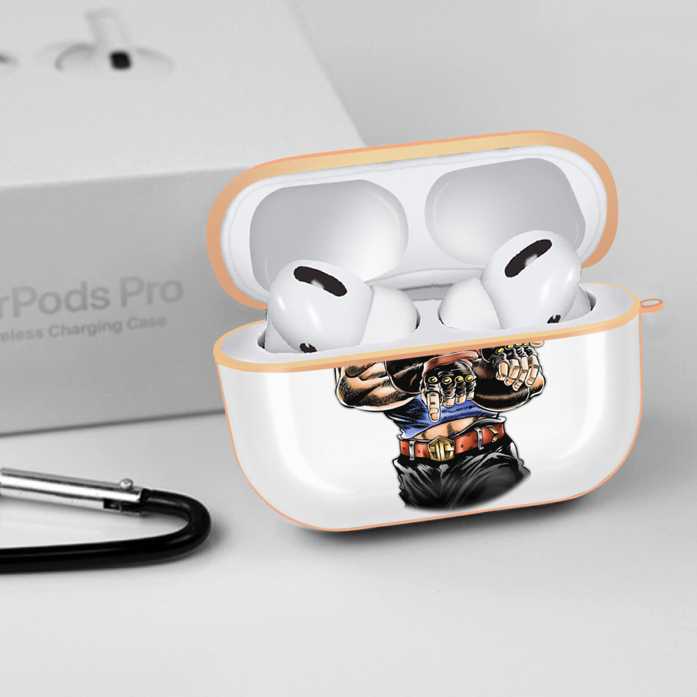 ジョジョの奇妙な冒険 /ジョナサン?ジョースター JoJo's Bizarre Adventure Jonathan Joestar 【AirPods Pro用】ハードシェル保護ケース｜耐衝撃・防指紋・カラビナ付き商品仕様